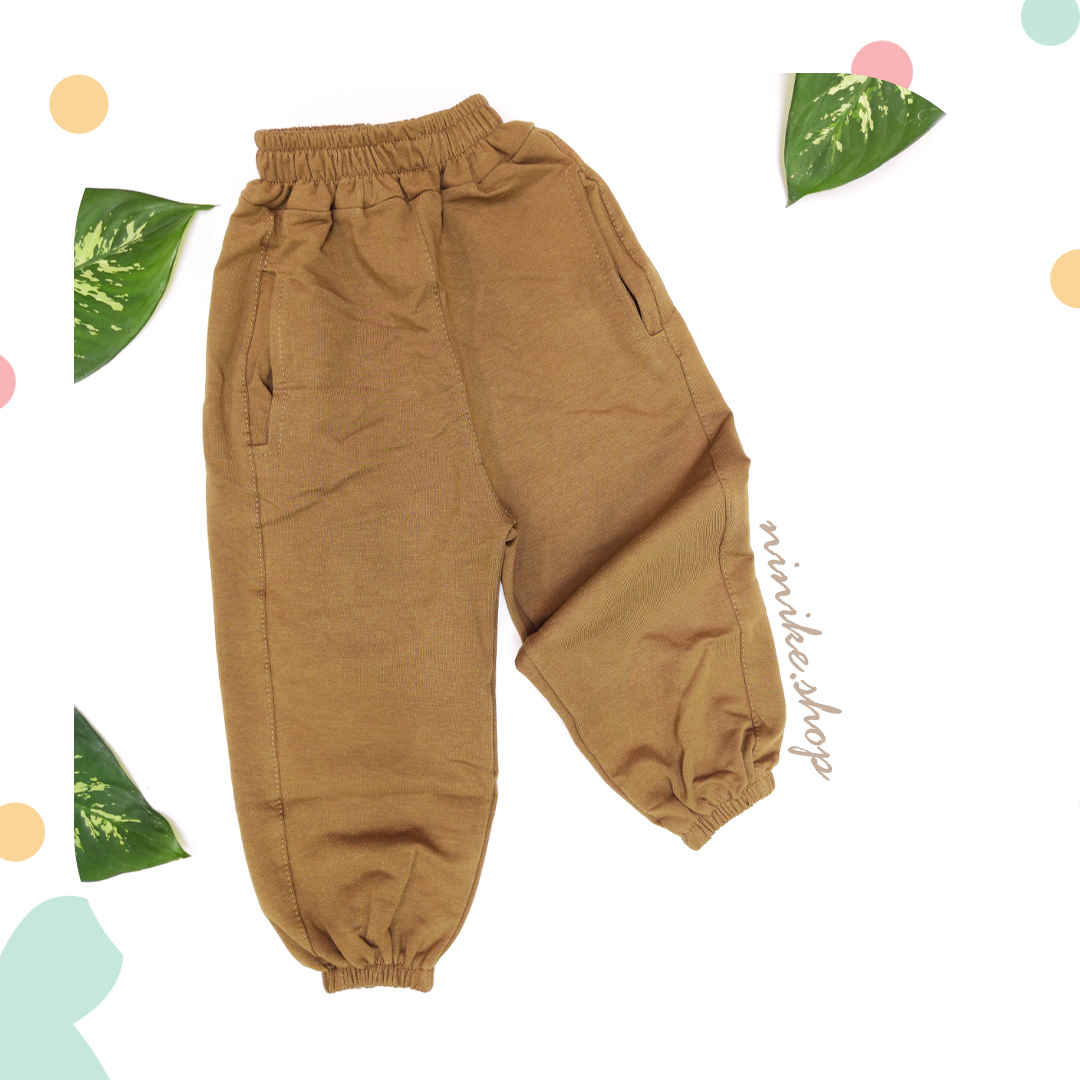 شلوار کودکانه هرس اسلش نسکافه ای - Image 2