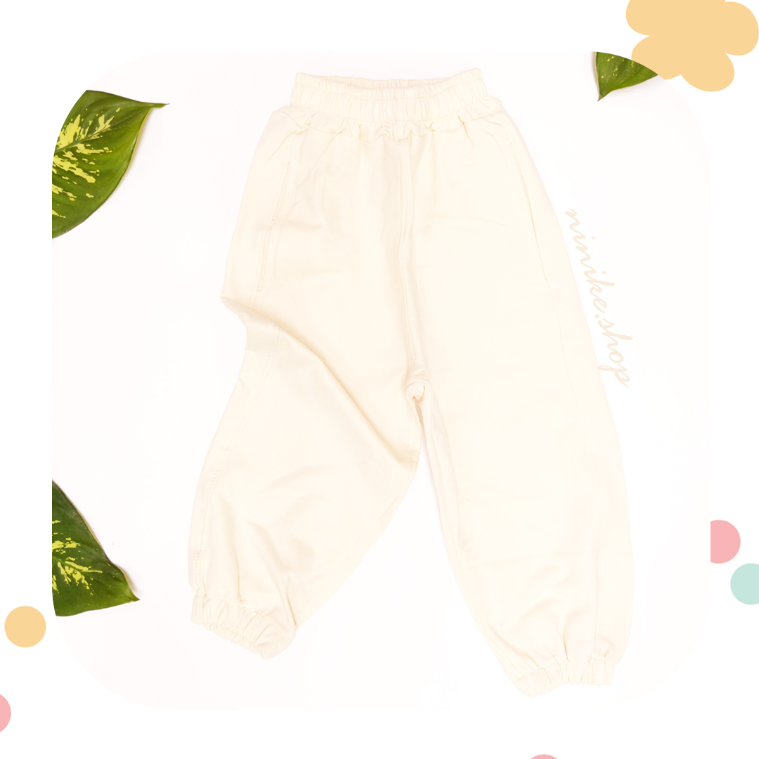 شلوار کودکانه هرس اسلش نخودی - Image 4