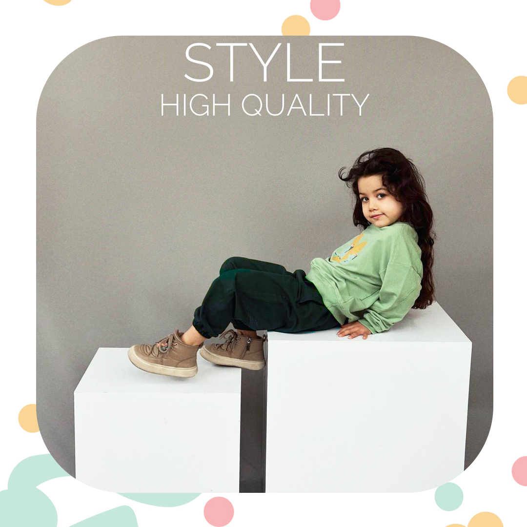 شلوار کودکانه هرس اسلش سبز جنگلی - Image 2