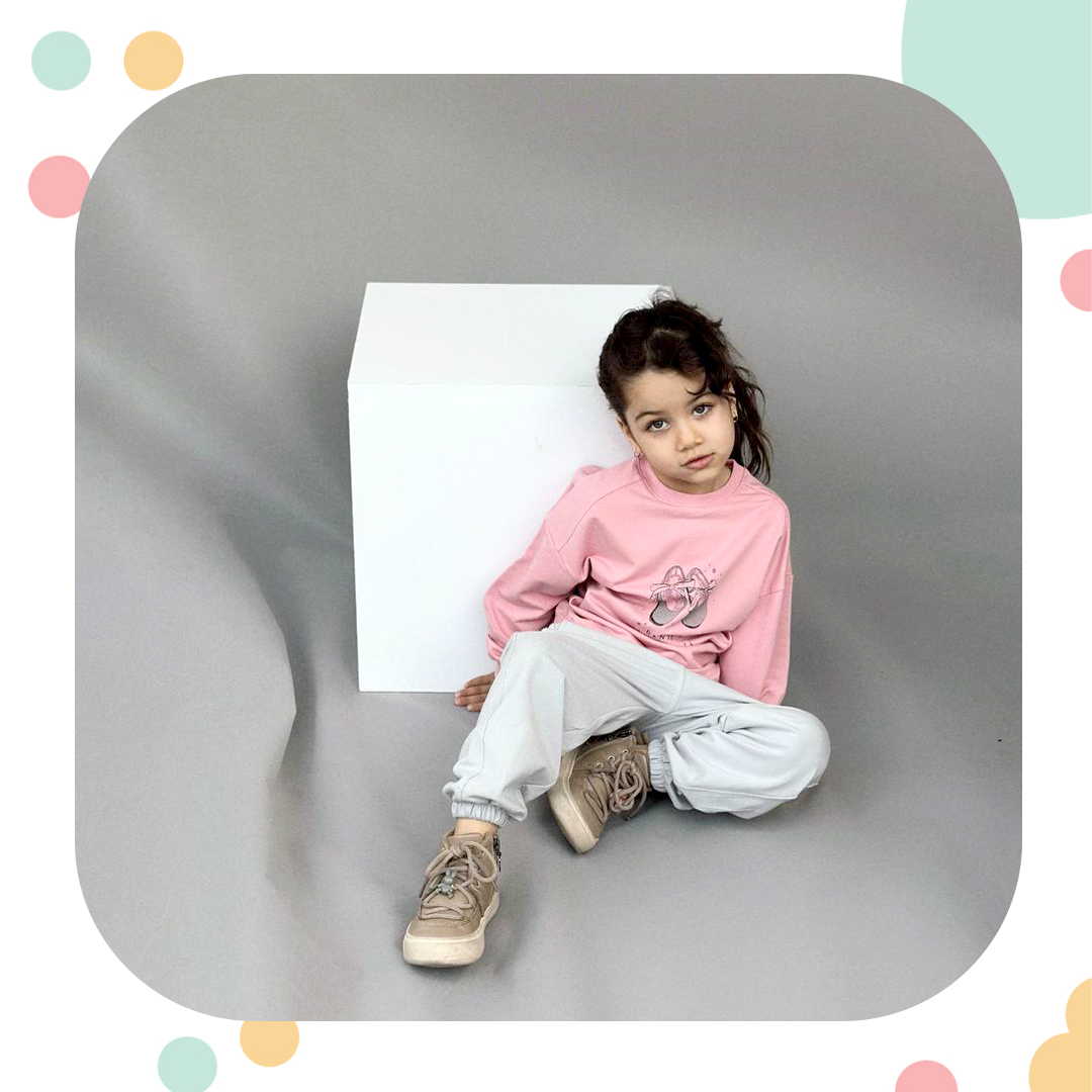 شلوار کودکانه هرس اسلش نقره ای - Image 3